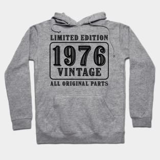 All original parts vintage 1976 limited edition birthday Hoodie